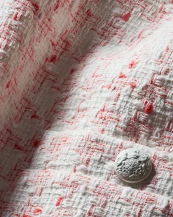 Xochi Pink Tweed Mini Dress