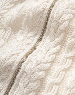 Zander Cable-Knit Dickey in Dove